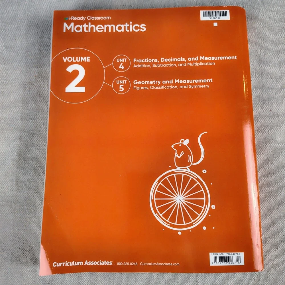 i-Ready Classroom Mathematics Grade 4 Volume 2 2024 Curriculum Associates